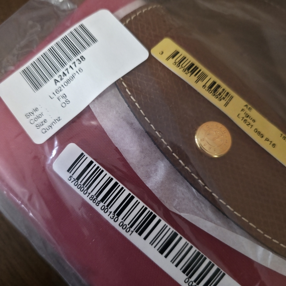 Longchamp Pink and Brown Tote Bag - Picture 4 of 11